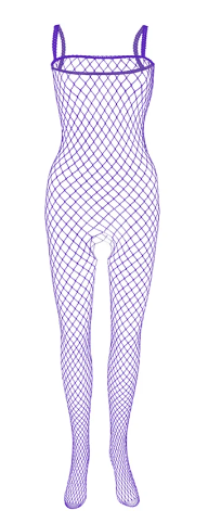 Боди-комбинезон сетка (фиолетовый)