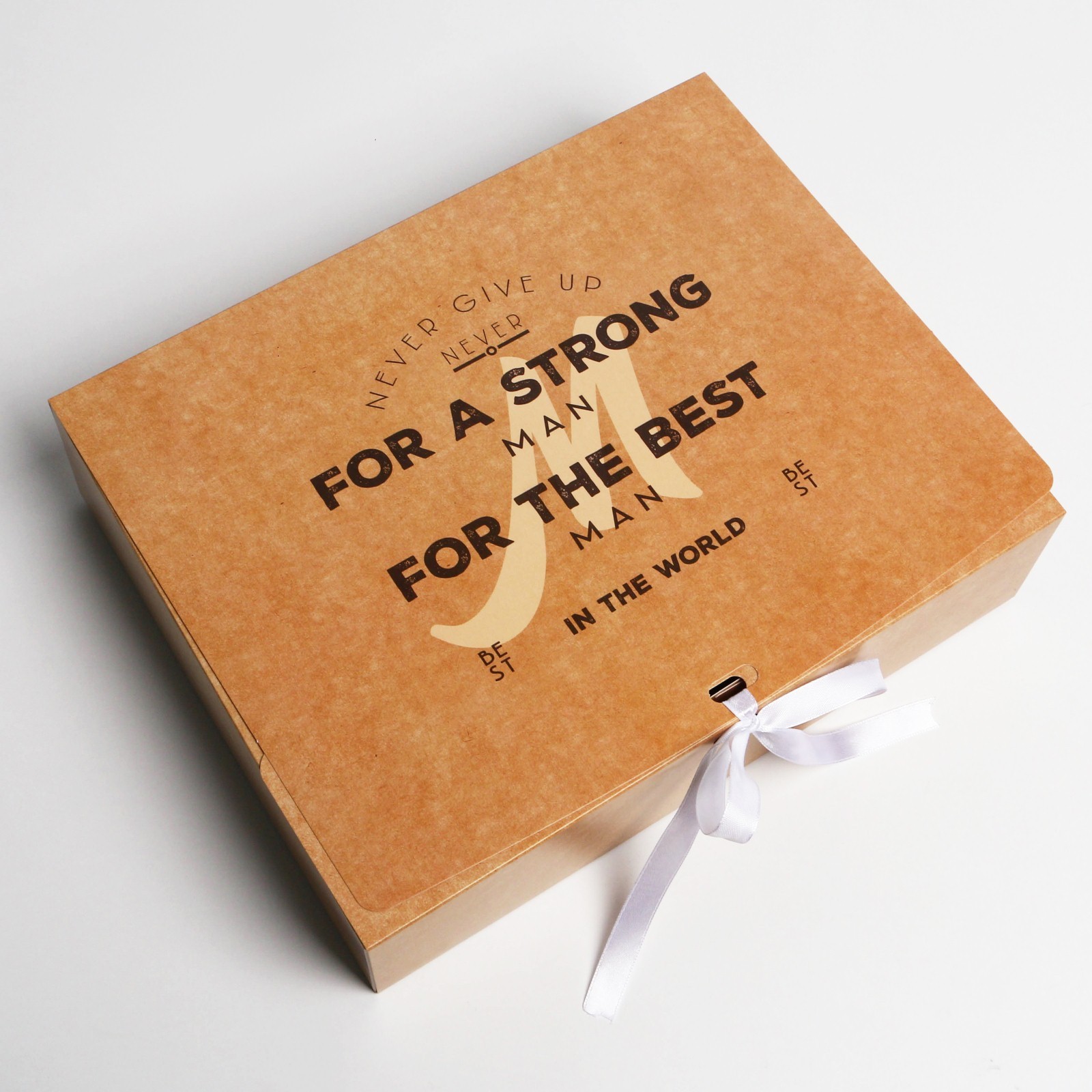 Коробка подарочная складная "For the best men", 31*24*8 см