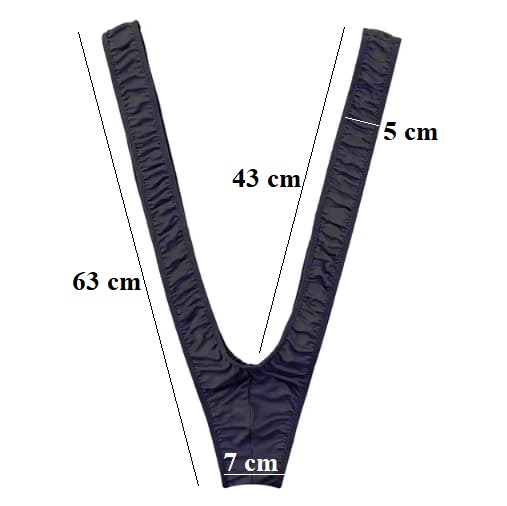 Боди мужское эротическое "Adam" черное