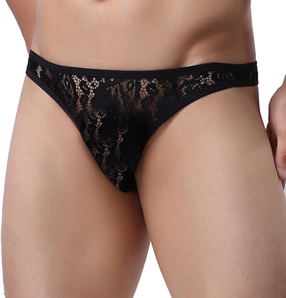 Трусы стринги мужские "Ronnie" черные