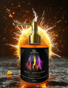 Возбуждающее, разогревающее съедобное масло-афродизиак со вкусом ЭНЕРГЕТИКА, 300 мл