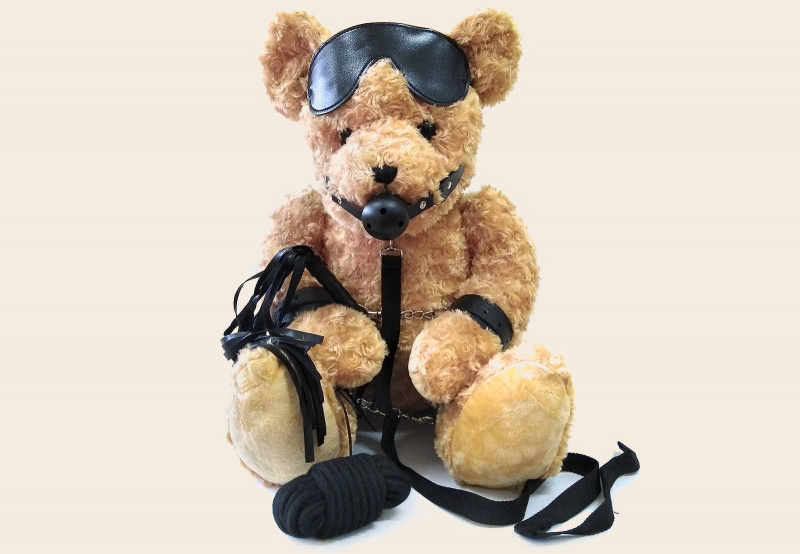Подарочный набор с мягкой игрушкой и БДСМ-аксессуарами "Hot bear" №2