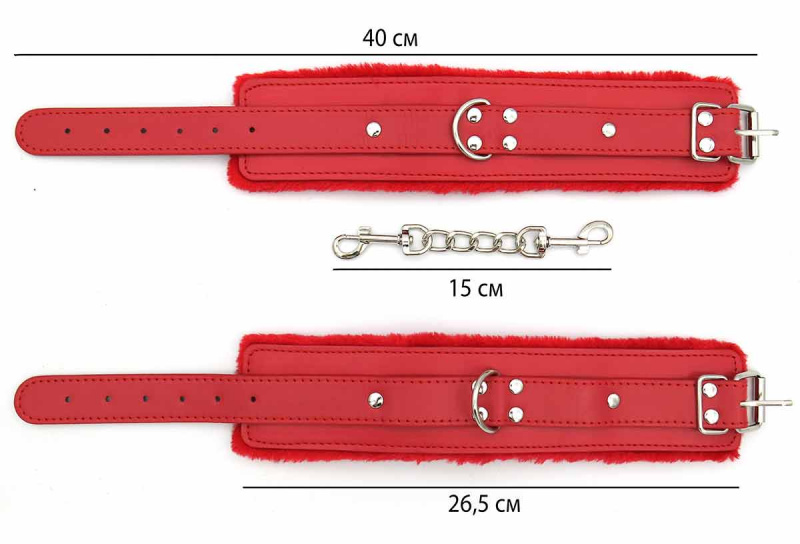 Кандалы с мехом "Sofita"