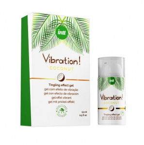 Intt Увлажняющий гель с эффектом вибрации, Vibration Coconut 15 мл