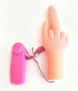 Вибромассажер "Рука" латекс