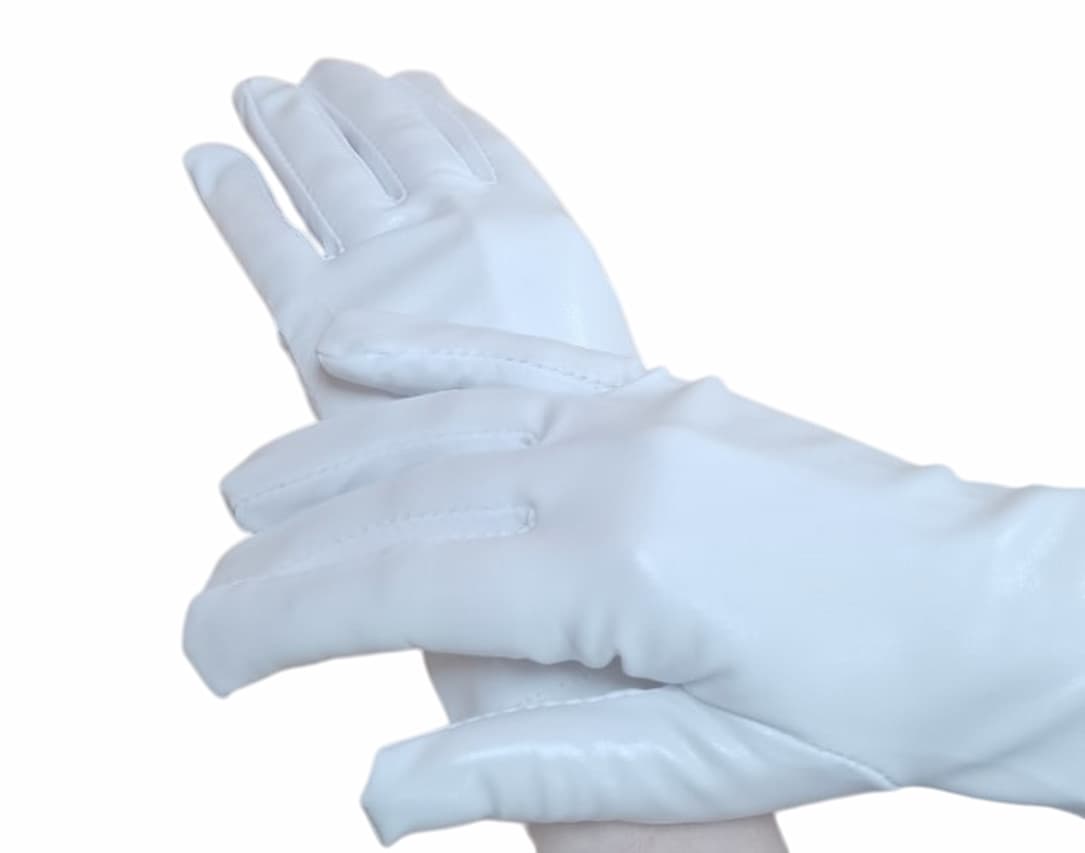 Перчатки под кожу, белые