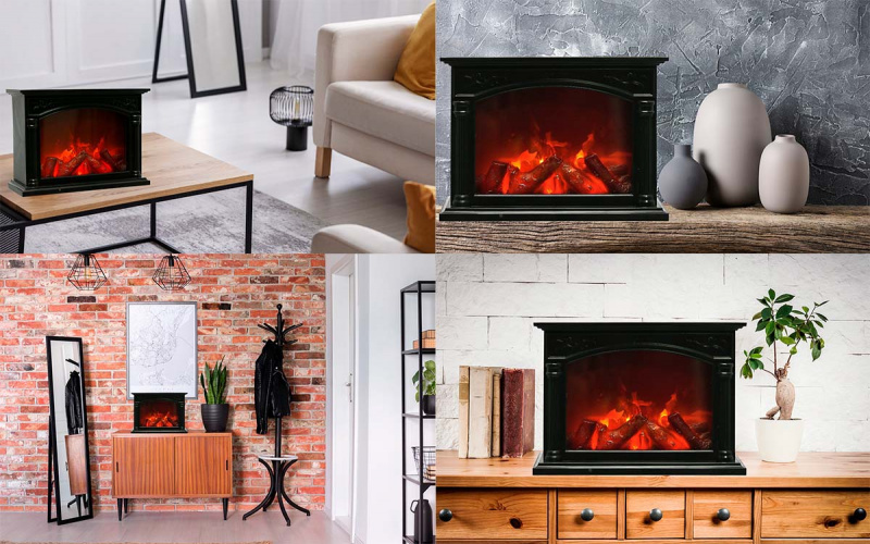 Светильник декоративный "Камин с облицовкой"