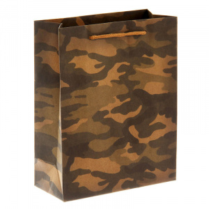 Пакет подарочный "Камуфляж", 30*42 см
