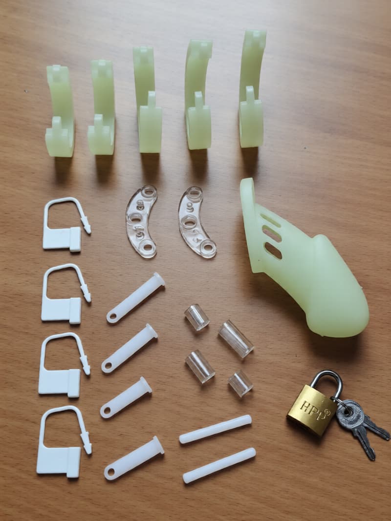 EroHot Glow Пояс верности мужской "Марс", светящийся в темноте