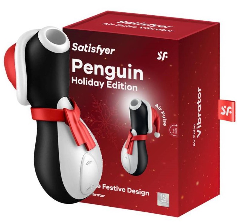 Вакуумно-волновой стимулятор клитора  Satisfyer Penguin Holiday Edition