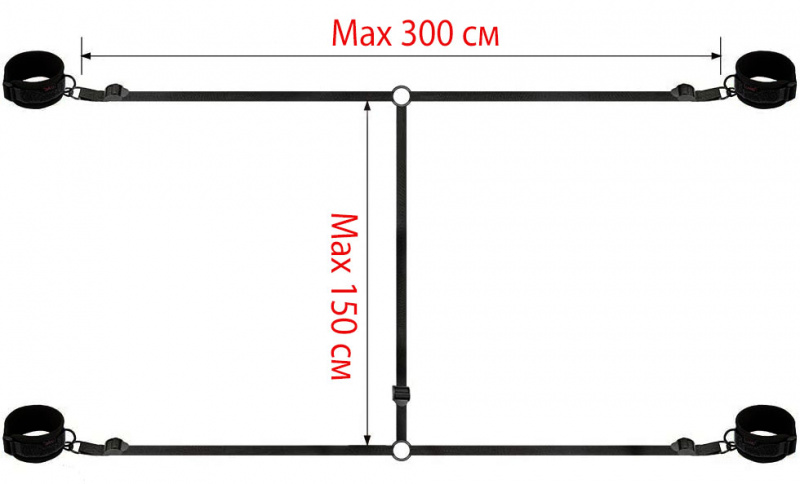 Набор для фиксации на кровати "Gravitation"