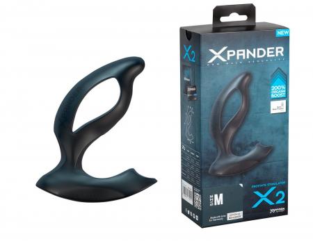 XPANDER X2, medium, Nachtschwarz анальный расширитель для стимуляции простаты