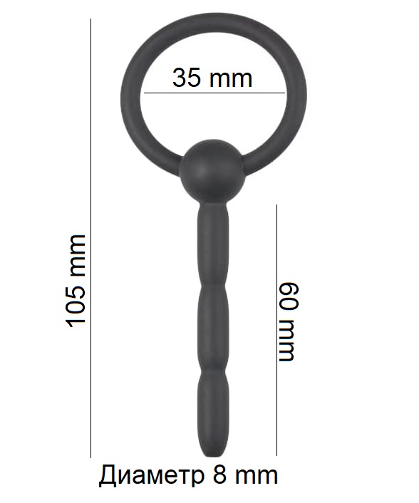 Зонд, стимулятор в уретру силиконовый