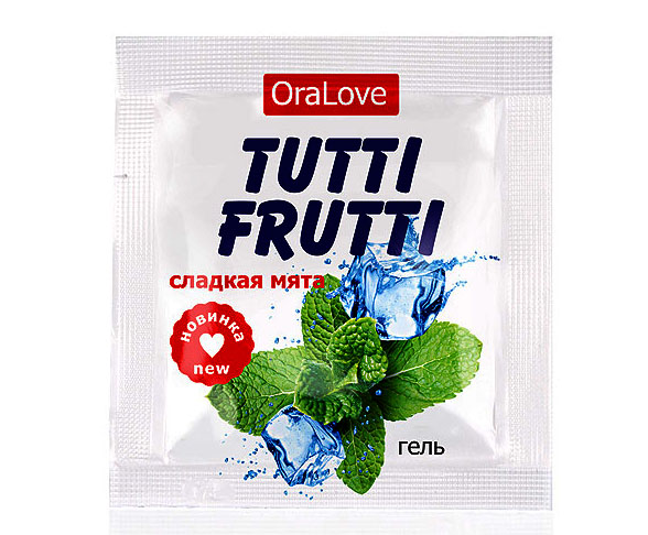 OraLove Лубрикант Tutti-Frutti сладкая мята, 4гр