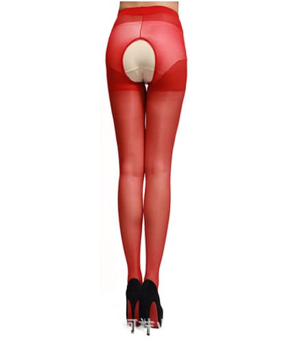 Колготки с доступом K-750 красные