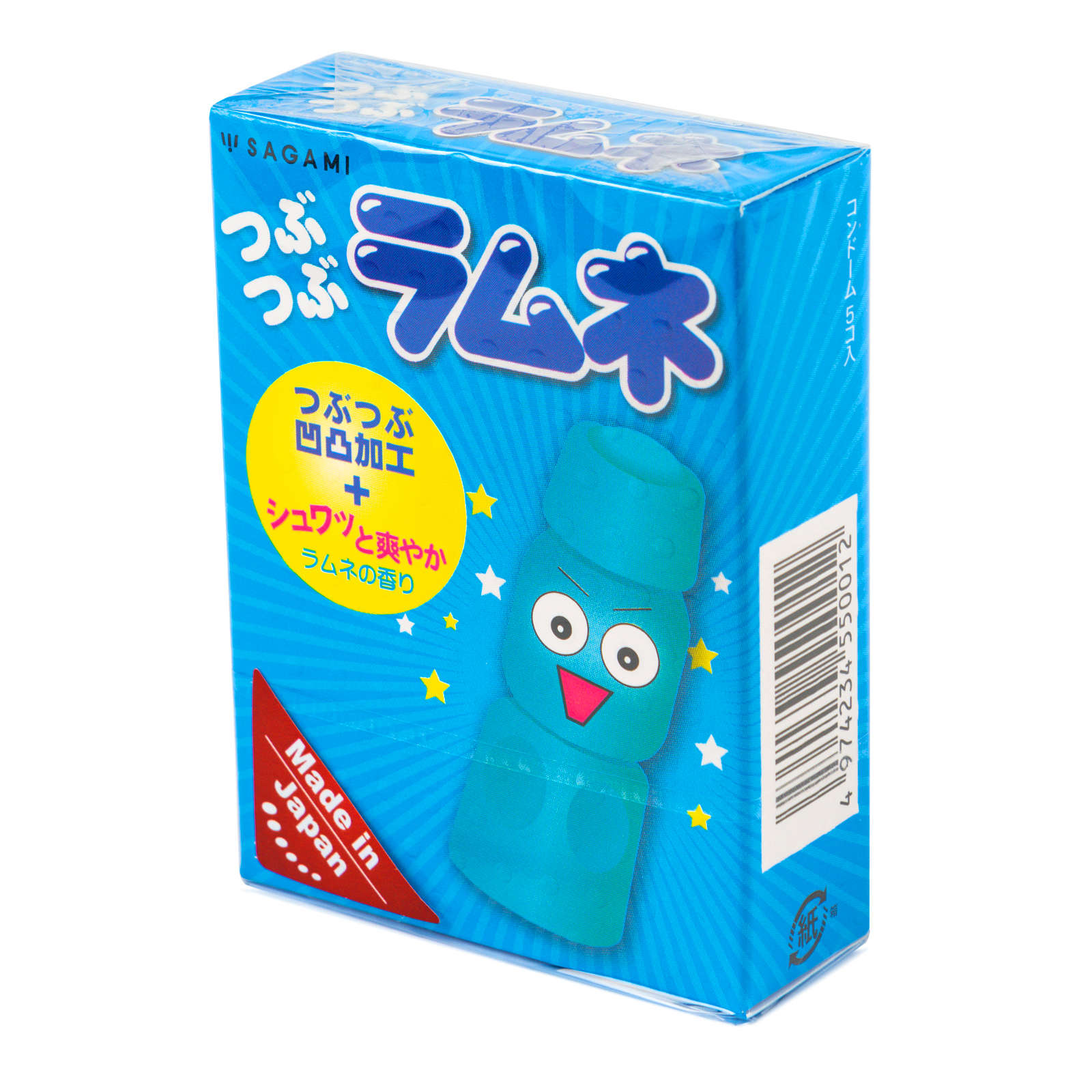 SAGAMI Lemonade с обильной точечной текстурой и вкусом лимонада, 5шт