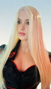 Парик блондинки, длинные волосы