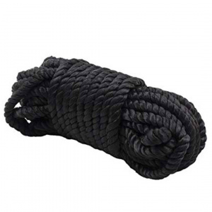 Веревка для Шибари (нейлон) черная, 10м