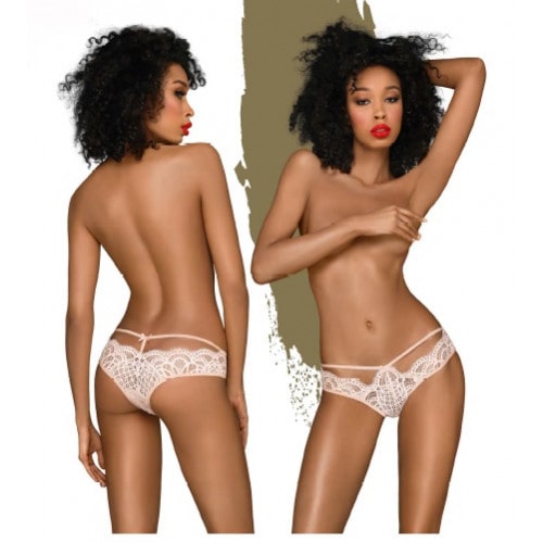 Ph Трусики кружевные с бантиком и ремешком "Mermaid fantasy"