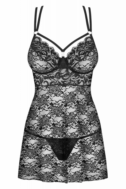 Obsessive Бэбидолл и трусики Black Babydoll