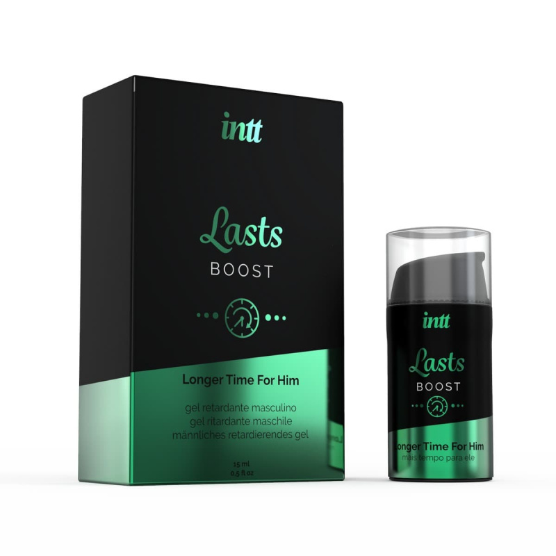 Intt Интимный гель для продления эрекции для него, Lasts, 15мл