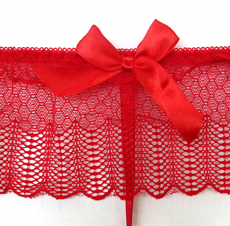 Пояс для чулок "Megia Belt Red" красный