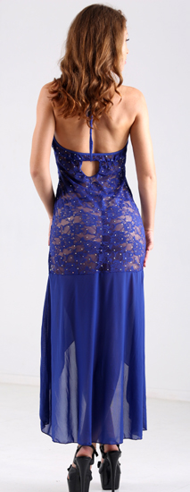 Сорочка "Miranda-Blu" с пайетками