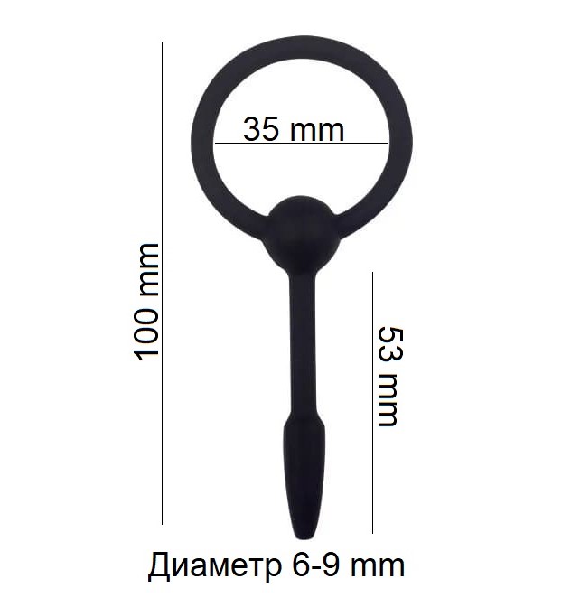 Зонд, стимулятор в уретру силиконовый "Аrrow"
