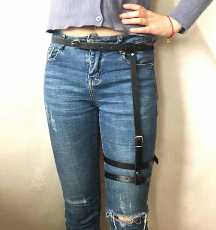 Гартеры (портупея для ног) "Ampio" 