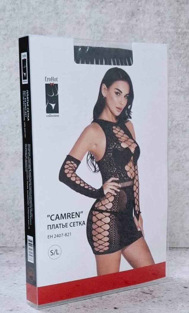 Платье эротическое сетка "Camren"  Платье эротическое сетка "Camren"