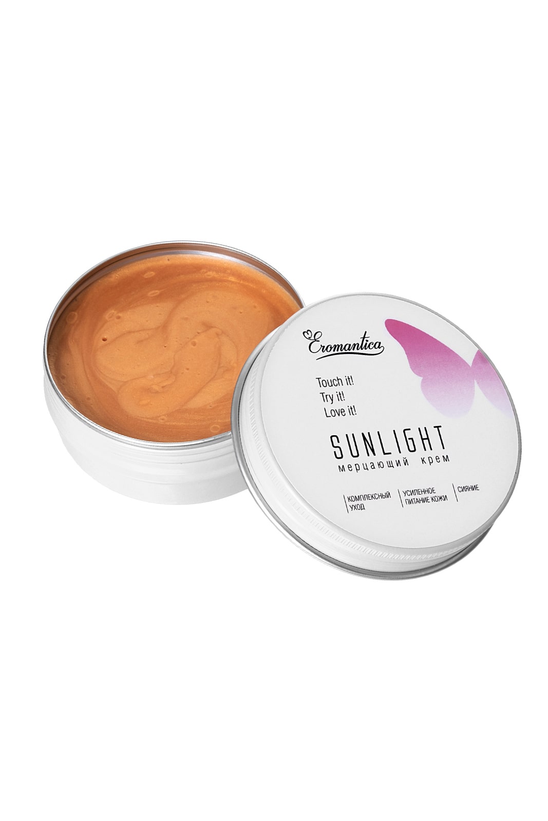 Мерцающий крем Eromantica «Поцелуй солнца», 60 г