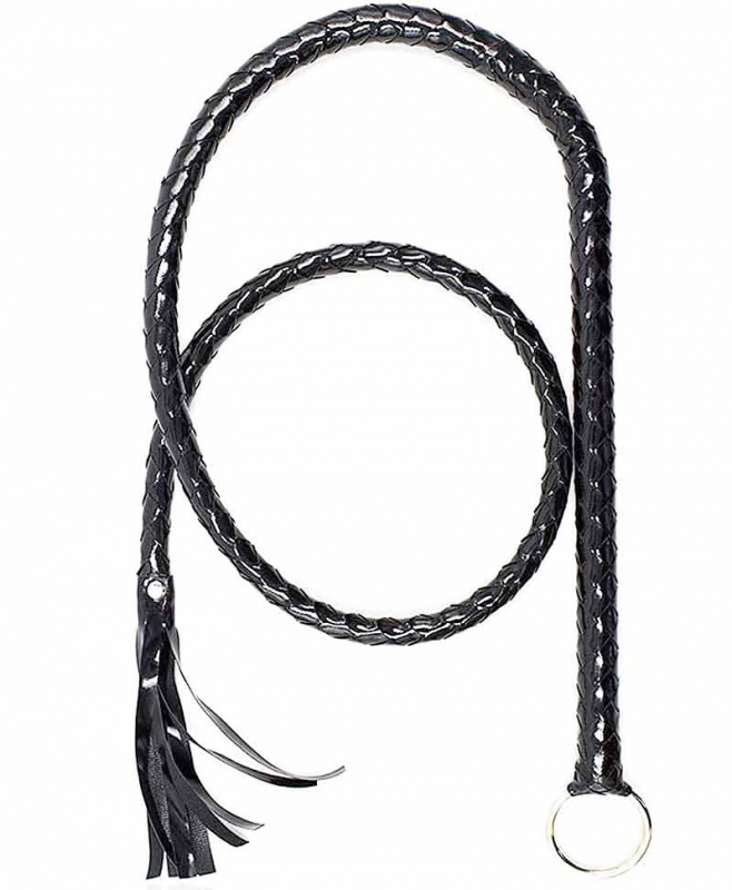 Кнут плетеный "Crazy" черный