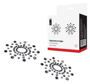 Украшения на грудь черные