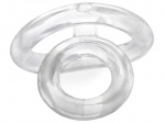 Кольцо эрекционное двойное "Lifebuoy" прозрачное