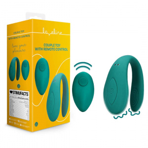 Парный вибромассажер Couple Toy with Remote Control с пультом управления (бирюзовый)