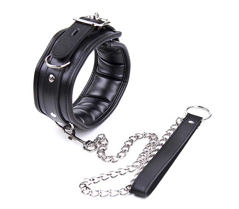 Ошейник с поводком-цепочкой "Nais"