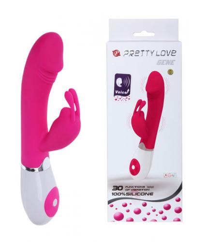 Вибромассажер PRETTY LOVE Gene, 30 функций вибрации, голосовое управление