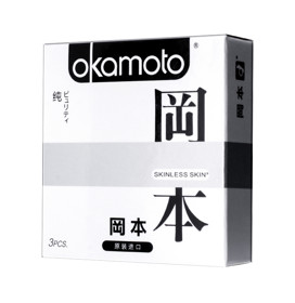 Презервативы OKAMOTO "Skinless Skin Purity" (классические), 3 шт
