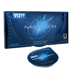 Презервативы "VIZIT Nano-Tech" полиуретановые, 2шт