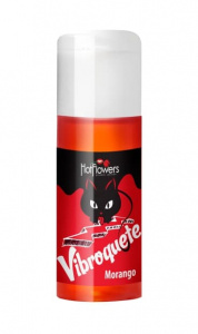 HotFlowers Жидкий вибратор VIBROQUET со вкусом клубники