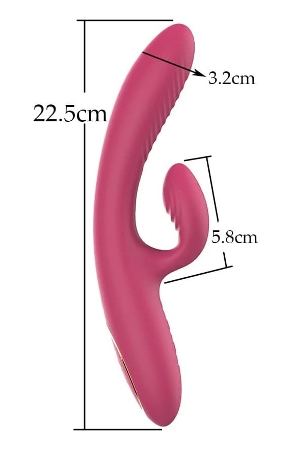 Мощный вибратор "EMOTION" с подогревом, 10 режимов вибрации