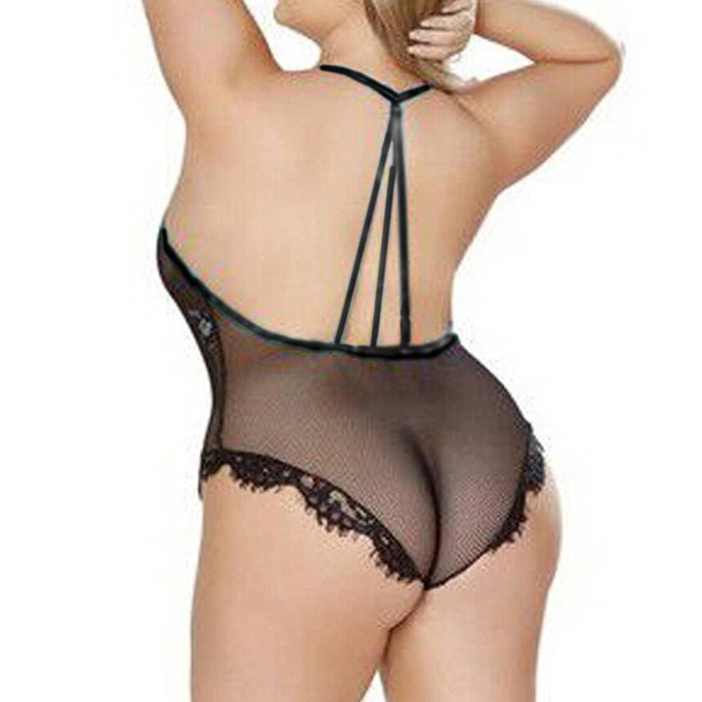 EroHot Eleganse Plus Боди женское эротическое "Jeline" черное EroHot Eleganse Plus Боди женское эротическое "Jeline" черное