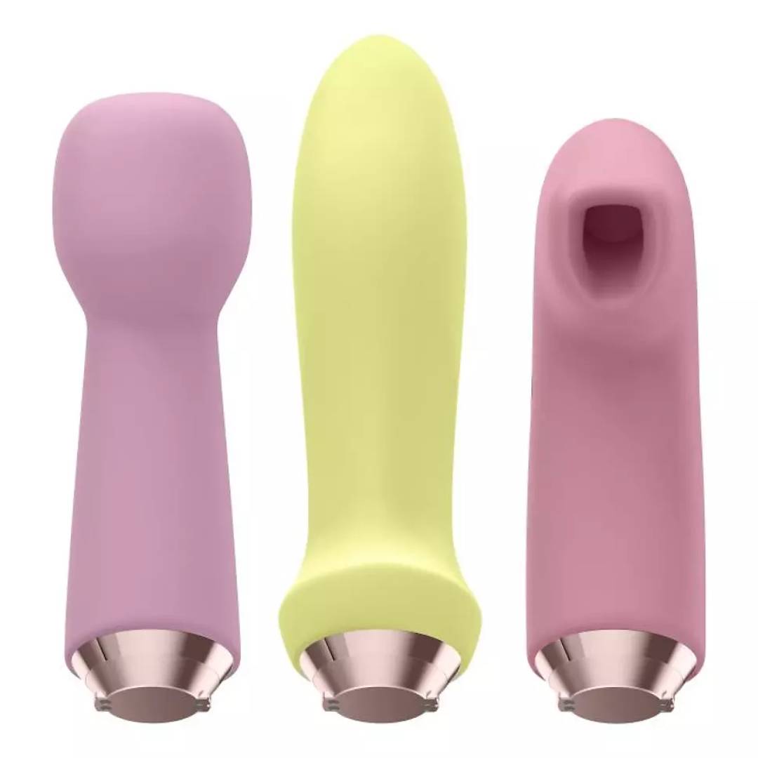 Набор вибраторов Satisfyer Marvelous Four, силикон, ассорти