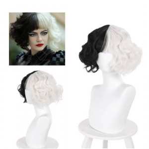 Парик Круэллы Де Виль карнавальный