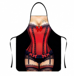 Кухонный секси аксессуар женский "Девушка в корсете" 