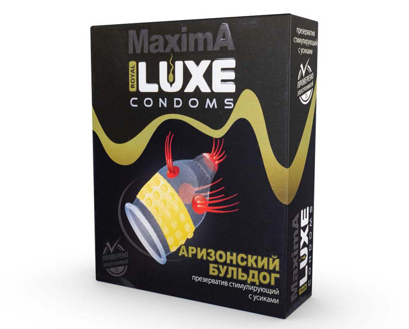 Насадка стимулирующая LUXE Maxima Аризонский Бульдог №1