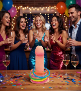 Игра "Набрось колечко на шалуна"