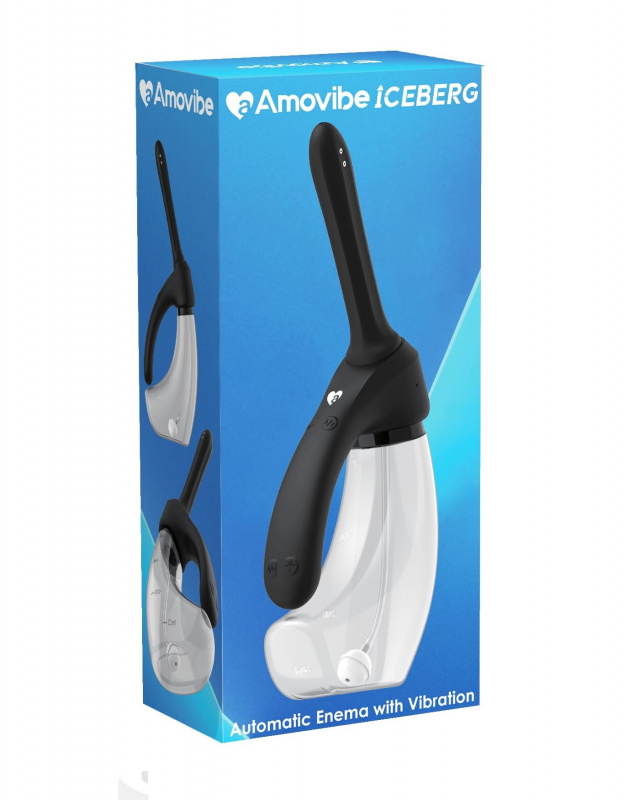 Amovibe Душ для интимной гигиены Iceberg с вибрацией и автоматической подачей воды