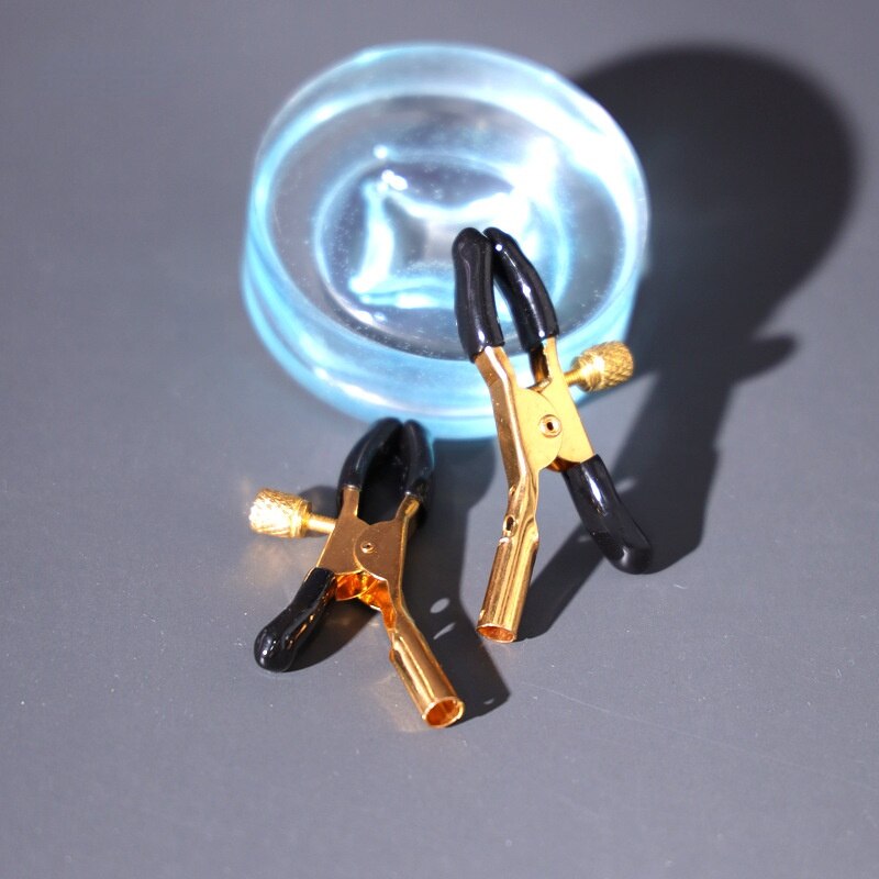 Зажимы на соски "Classic gold" золотистые