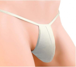 Трусы стринги мужские "Courage" белые